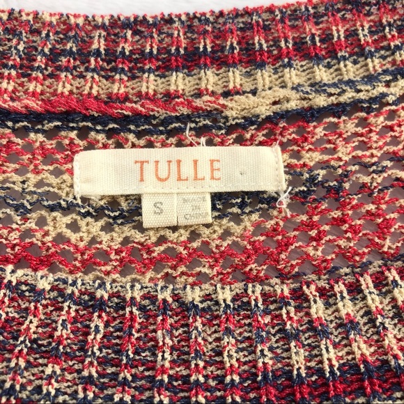 Tulle, Colorful Breezy Sweater, Size Small - Picture 4 of 12